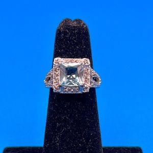 Silver/Ice Blue Ring